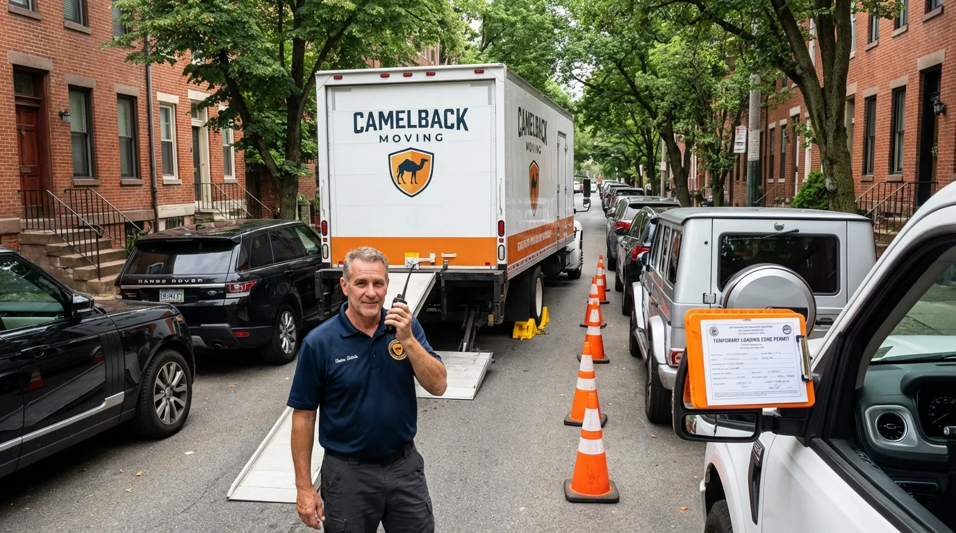 City street loading permit setup in Woodbine, NJ